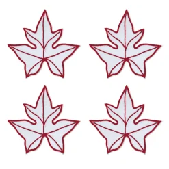 Chefanie Medieval Leaf Cocktail Napkins (4)| Cocktail Napkins