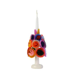Chefanie Medium Multicolored Flower Candle| Candles