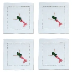 Chefanie Mermaid Cocktail Napkins (4)| Cocktail Napkins