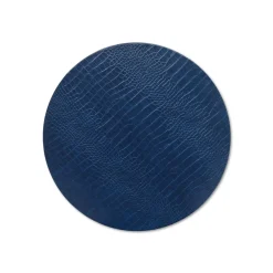 Chefanie Navy Circle Embossed Placemat| Placemats