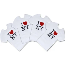 Chefanie NY T-Shirt Cocktail Napkins (4)| Cocktail Napkins