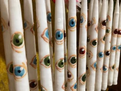 Chefanie Painted Eyes Tapers (2)| Candles