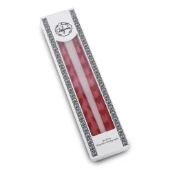 Chefanie Painted Heart Tapers (2)| Candles