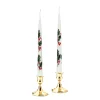 Chefanie Painted Holly Tapers (2)| Candles