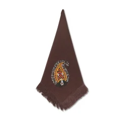 Chefanie Paisley Leaf Dinner Napkins (4)| Dinner Napkins