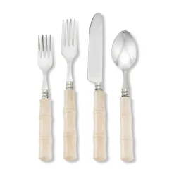 Chefanie Pearly White "Bamboo" Flatware| Flatware