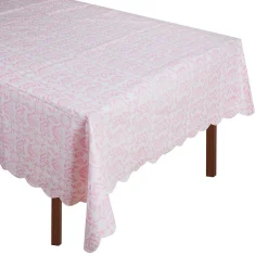 Chefanie Pink & White Tablecloth| Tablecloths