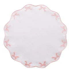 Chefanie Pink Bow Placemat| Placemats