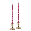 Chefanie Pink Chinoiserie Tapers (2)| Candles