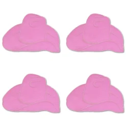 Chefanie Pink Cowboy Hat Cocktail Napkins (4)| Cocktail Napkins