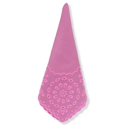 Chefanie Pink Eyelet Dinner Napkins (4)| Dinner Napkins