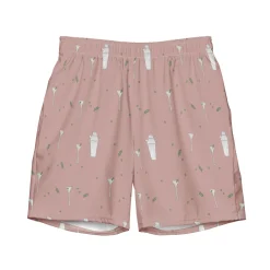 Chefanie Pink Martini Swim Trunks| Garments