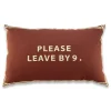 Chefanie Please Leave Pillowcase| Furniture
