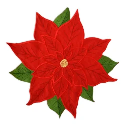Chefanie Poinsettia Placemats (4)| Placemats