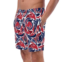 Chefanie Psychedelic Patriotic Swim Trunks| Garments