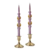 Chefanie Purple Spring Baroque Tapers (2)| Candles