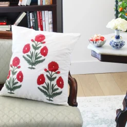 Chefanie Red Poppy Pillowcase| Furniture
