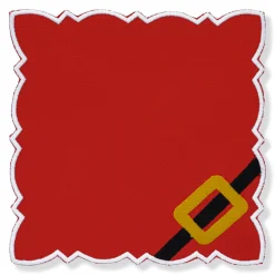 Chefanie Santa's Belt Cocktail Napkins (4)| Cocktail Napkins