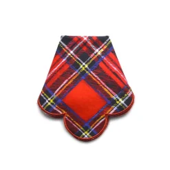 Chefanie Scalloped Tartan Napkins (4)| Dinner Napkins