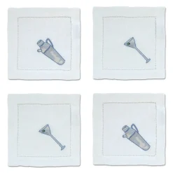 Chefanie Shaken Martini Cocktail Napkins (4)| Cocktail Napkins