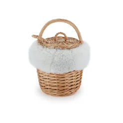 Chefanie Shearling Mini Basket| Baskets