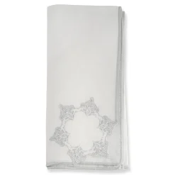 Chefanie Snowflake Dinner Napkins (4)| Dinner Napkins