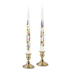 Chefanie Spring Flowers Tapers (2)| Candles