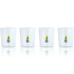 Chefanie Stemless Christmas Glass| Glassware