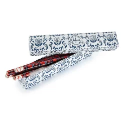 Chefanie Tartan Ceramic Straws (4)| Straws