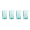 Chefanie Teal Highball Glasses (4)| Glassware