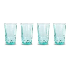 Chefanie Teal Highball Glasses (4)| Glassware