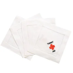 Chefanie Thirst Aid Cocktail Napkins (4)| Cocktail Napkins