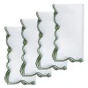 Chefanie Timeless Green Dinner Napkins (4)| Dinner Napkins