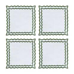 Chefanie Timeless Holiday Cocktail Napkins (4)| Cocktail Napkins