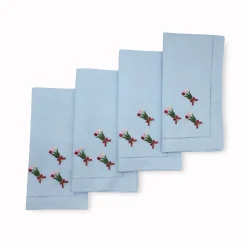 Chefanie Tulip Bouquet Dinner Napkins (4)| Dinner Napkins