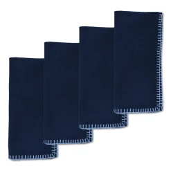 Chefanie Whipstitch Dinner Napkins (4)| Dinner Napkins