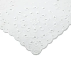 Chefanie White Eyelet Dinner Napkins (4)| Dinner Napkins