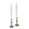 Chefanie White Feather Candles (2)| Candles