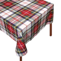 Chefanie White Plaid Tablecloth| Tablecloths