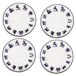 Chefanie Zodiac Wheel Cocktail Napkins (4)| Cocktail Napkins